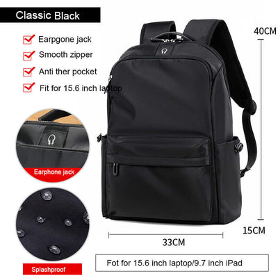Fashion Simple Travel Bag Trendy Cool Male College Student Computer School Bag eprolo
