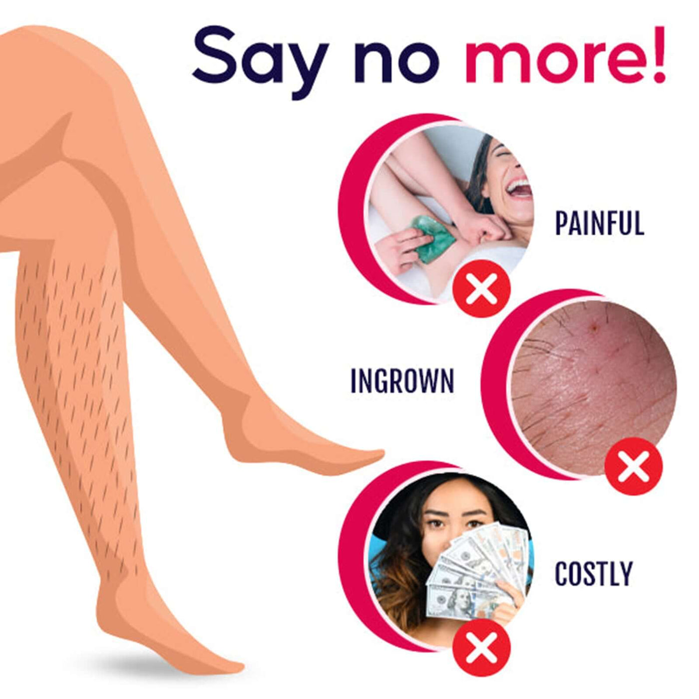 Hair Removal Cream, Gentle Cleansing Tender Hair Removal Cream eprolo
