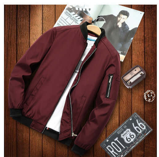 Men's Casual Bomber Jacket eprolo