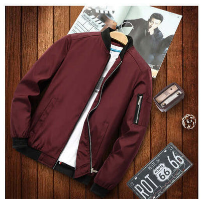 Men's Casual Bomber Jacket eprolo
