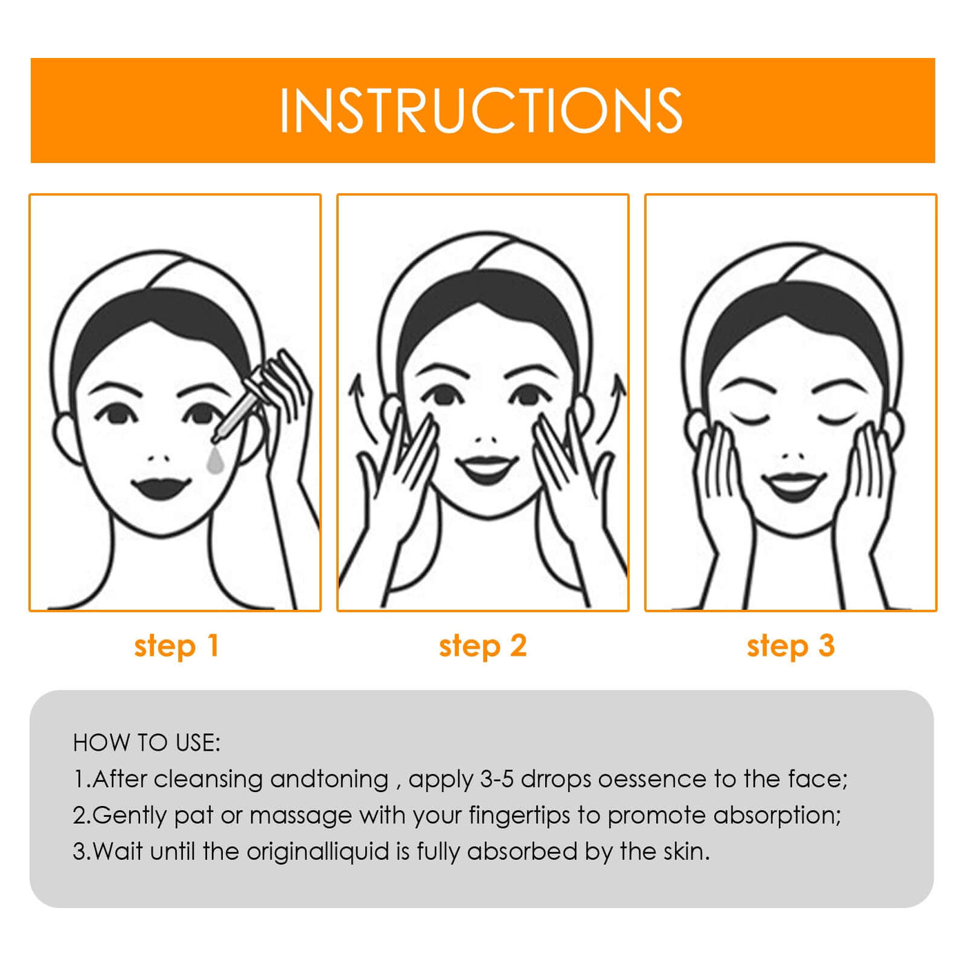 Turmeric Essential Oil Skin Firming Skin Care Gentle Care Moisturizing Facial Essential Oil eprolo