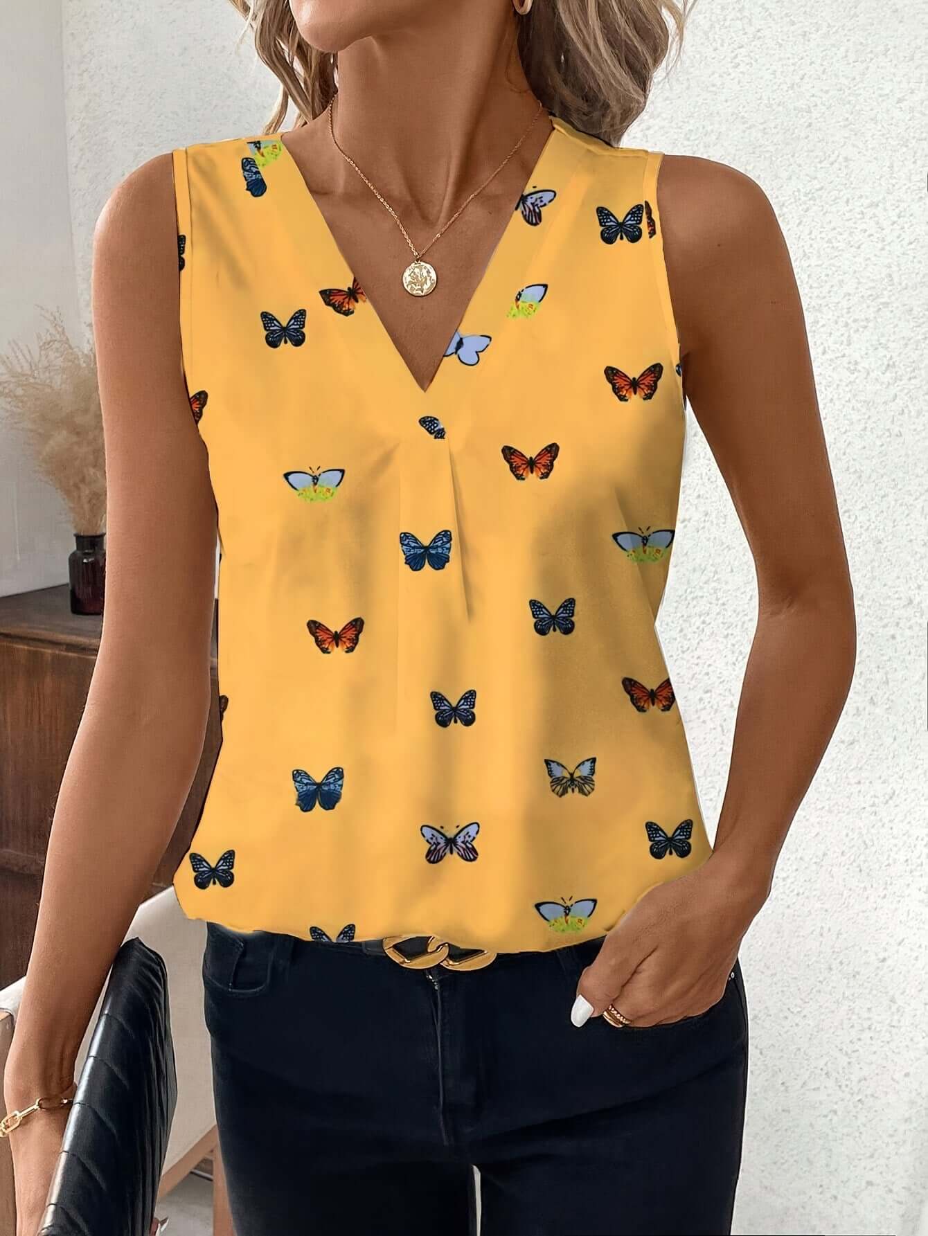 Women's Versatile Minimalist Printed Vest eprolo