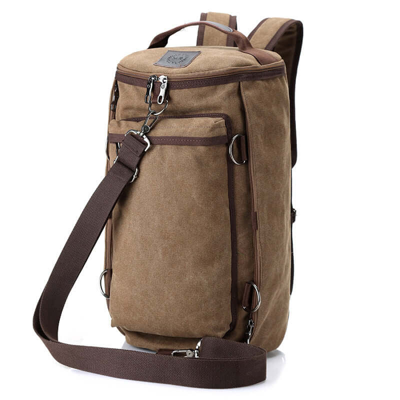 Men's canvas multifunctional large-capacity backpack eprolo