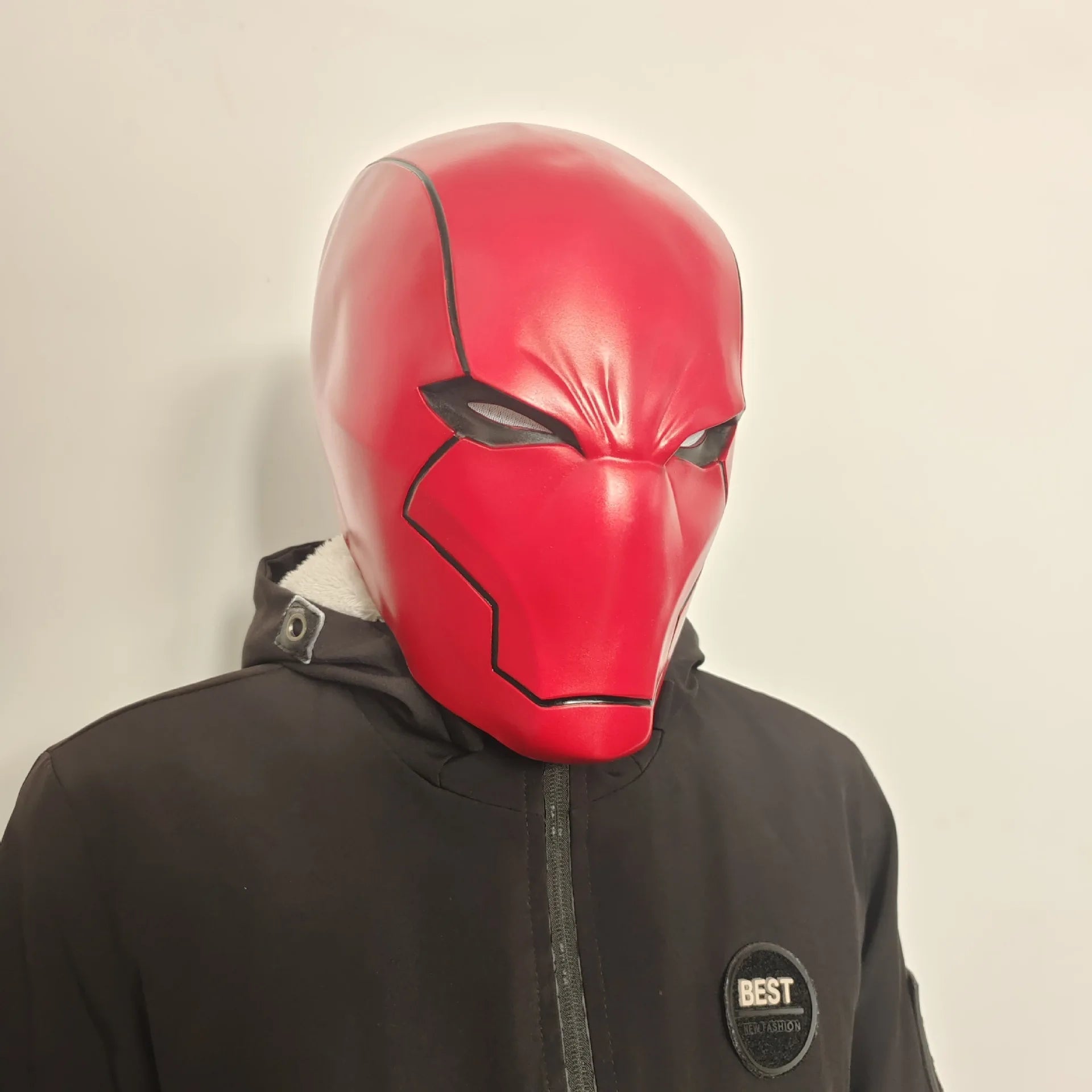 Movie Cosplay Red Hood Mask Arkham Knight The Dark Knight Masks Helmet Man Full Head Cosplay Prop Halloween Fancy Party Headwear eprolo