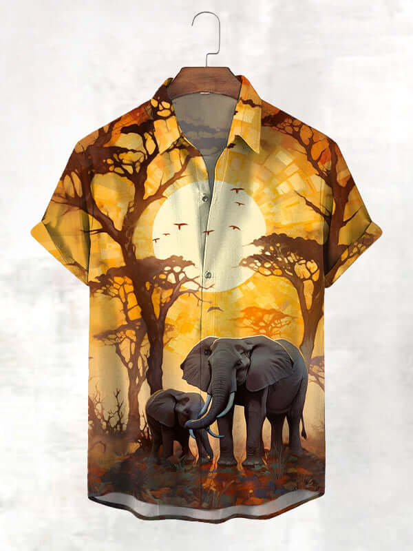 Fashion Summer Casual Printed Hawaiian Shirt Vacation Seaside eprolo