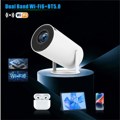 HY300 Pro Projector Home Theater Entertainment Portable Small Projector eprolo