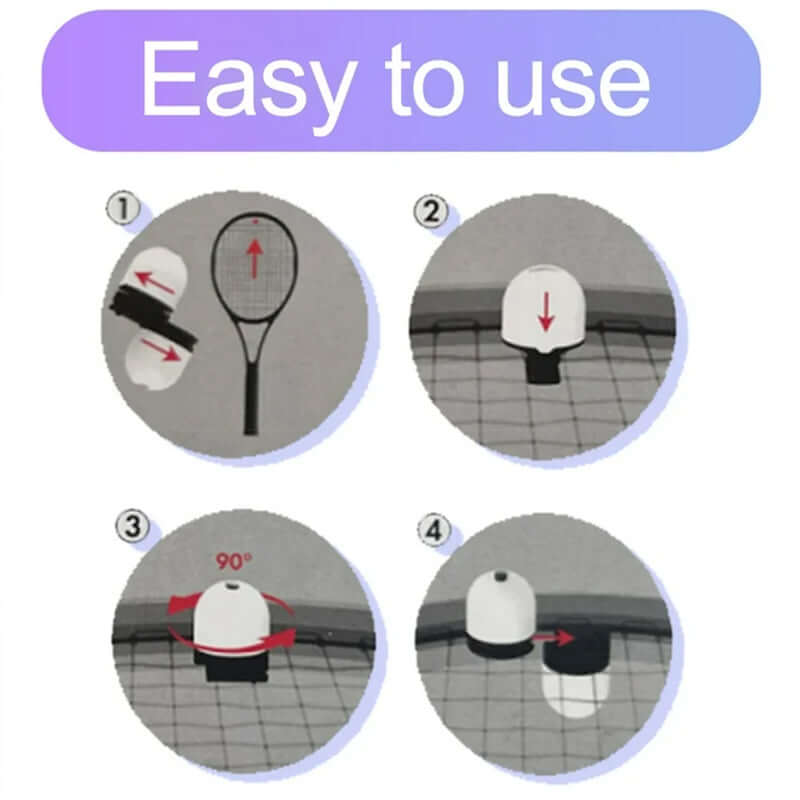 Portable Tennis Topspin Whistle Hitting Trainer - Ideal for Beginners' Swing Aid eprolo