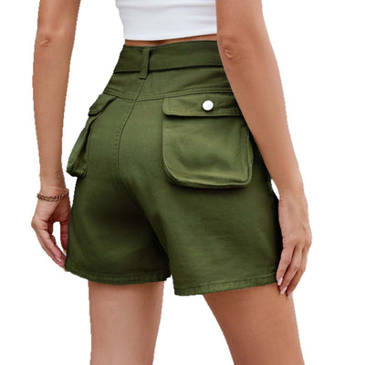 European and American waistband denim work pants casual shorts for women eprolo