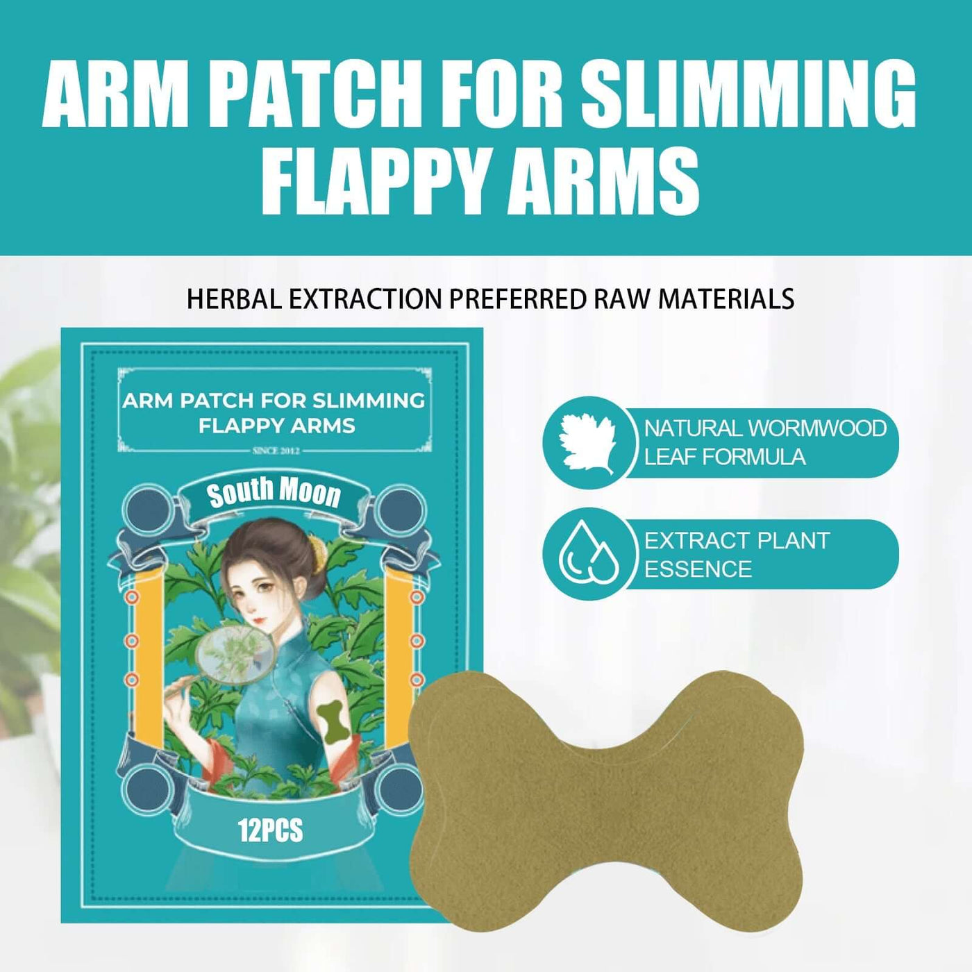 Mugwort Arm Patch, Arm And Leg Natural Herbal Moxibustion Patch eprolo