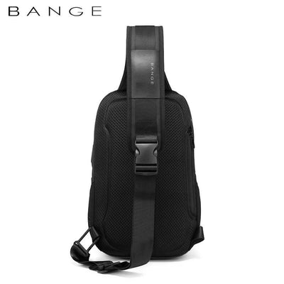 New Men's Summer Chest Bag Fashion Trend Atmospheric Business Messenger Bag All-Match USB Shoulder Bag eprolo
