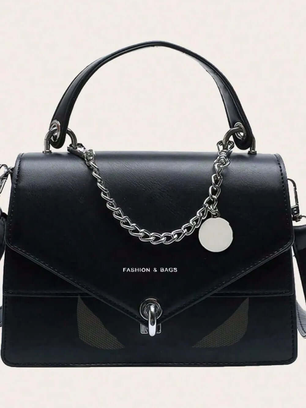 Chain PU Leather Detachable Shoulder Strap Handbag eprolo