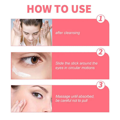 Retinol Eye Cream Lightening Dark Circles Firming Skin Instant Eye Repair Serum Stick for women Women Eyes Care eprolo