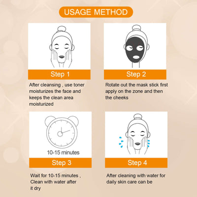 Green Tea And Eggplant Solid Mask, Facial Deep Cleansing, Moisturizing And Firming Skin Smear Mud Mask Stick eprolo
