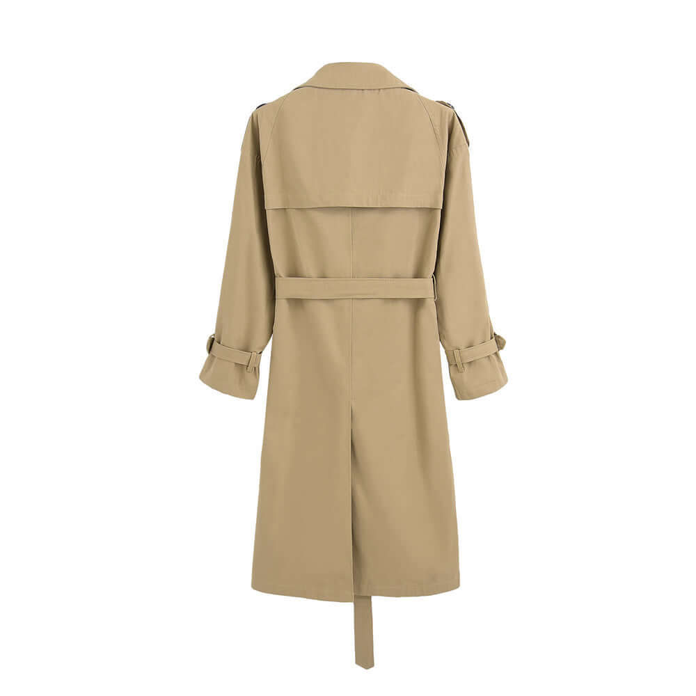 Stylish slim autumn over-the-knee coat eprolo