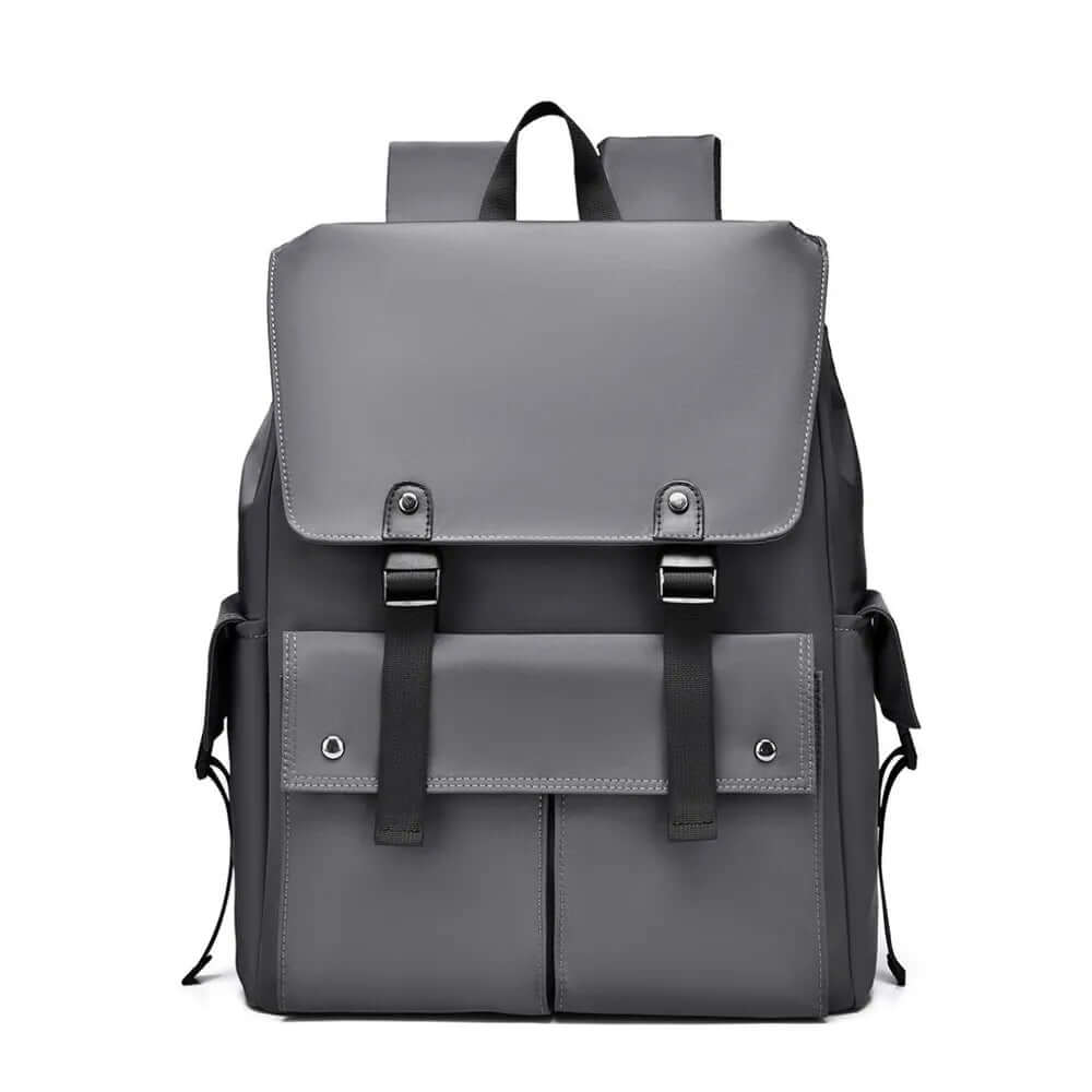 PU Leather Multi-Pockets Adjustable Strap Backpack Bag eprolo