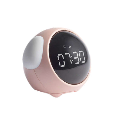Cute Cartoon Digital Alarm Clock with Light and Emotion Function for Kids eprolo