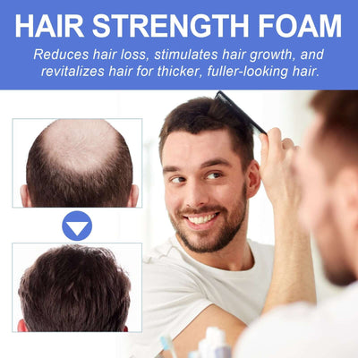 Men's Dense Hair Foam Mousse, Clean Repair Hair Root, Dense And Moisturizing Hair Mousse eprolo