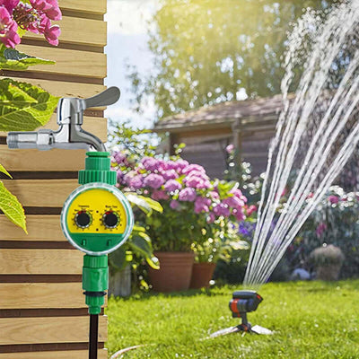 Outdoor plastic garden hose equipped with electronic automatic irrigation timer eprolo
