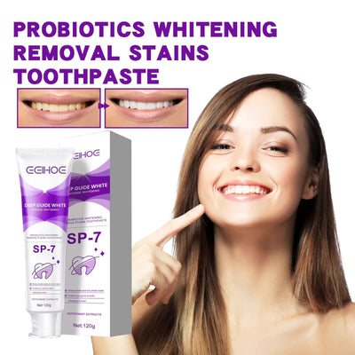 Probiotic Toothpaste, Cleaning Stains And Tartar Fresh Breath Whitening Toothpaste eprolo