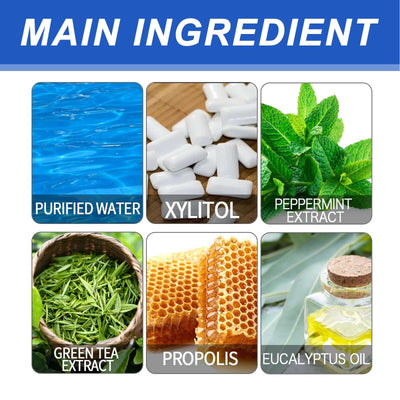 Whitening Mouthwash, Clean Stains Oral Care Fresh Breath Mouthwash eprolo