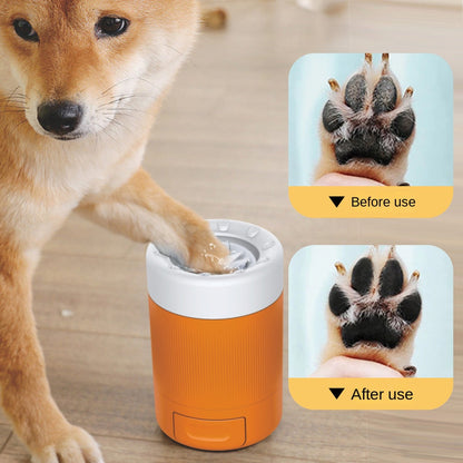 Pet Foot Washing Cup Dog Beauty Paw Cleaning Tool With Towel Feature Foot Bath Bathing Artifact eprolo