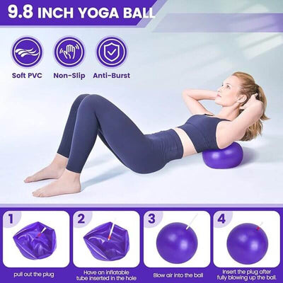 13 - Piece Pilates Kit for Home Workouts: Pilates Ring, Ball, Resistance Bands & More - Ideal for Home Pilates eprolo