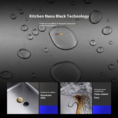 Manual Thickened Sink Kitchen Nano 304 Stainless Steel Sink eprolo