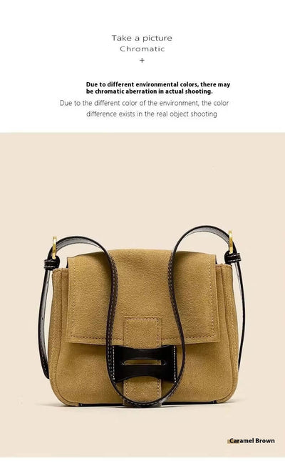 Dull Polish Genuine Leather Shoulder Messenger Bag eprolo