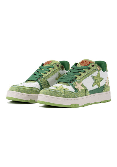KAALIXTO-Retro Star Sneakers - Avocado - Unisex eprolo
