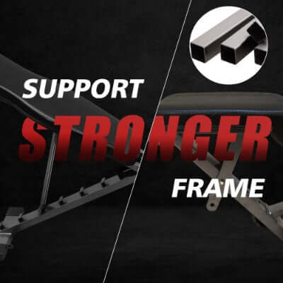 Weight Bench For Full Body Workout, Adjustable Strength Training Sit-up Chair, Multi-Purpose Foldable Incline Decline Bench eprolo
