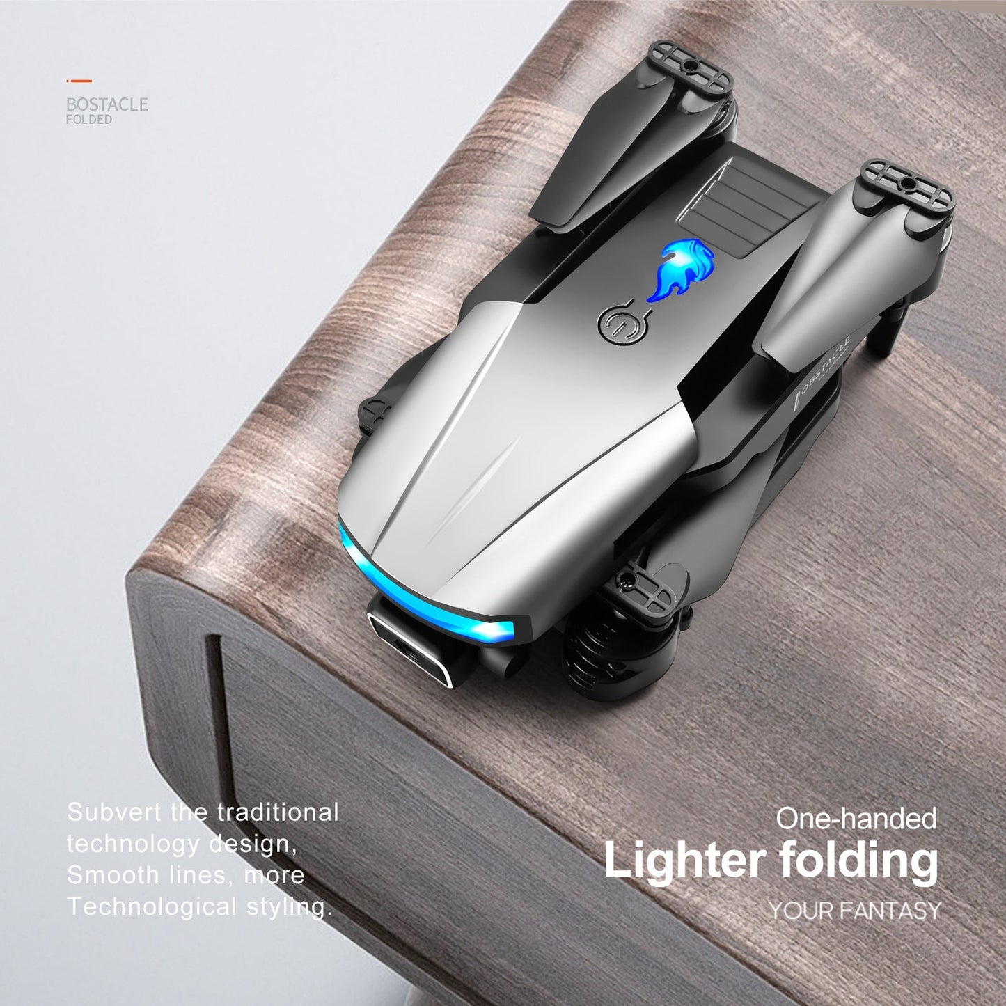 S85 Three-side Obstacle Avoidance UAV 4K Aerial Photography HD Dual Camera Four-axis eprolo