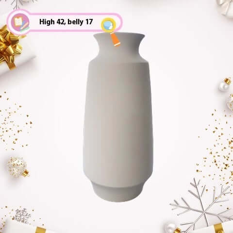 High White Billet Vase Painted DIY eprolo