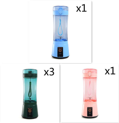 Portable Electric Fruit Juicer Wireless USB Rechargeable Mini Mixer Multifunction Summer Smoothie Blender Machine Kitchen Supplies eprolo