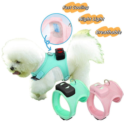 Pets Dog Vest Chest Strap Harness Air Conditioner Cooling And Breathable With Air Conditioner Pet Products eprolo