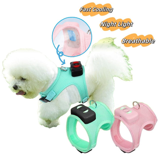 Pets Dog Vest Chest Strap Harness Air Conditioner Cooling And Breathable With Air Conditioner Pet Products eprolo