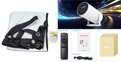 HY300 Pro Projector Home Theater Entertainment Portable Small Projector eprolo