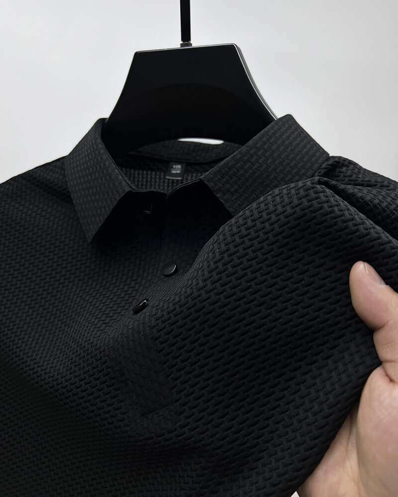 Mesh Ice Silk Short Sleeve T-shirt Mens Clothing Astrazona