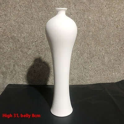 High White Billet Vase Painted DIY eprolo