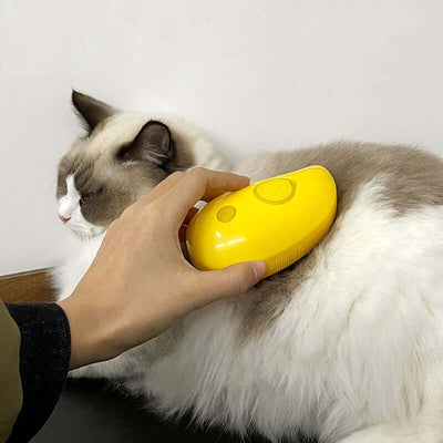 Cat Dog Steamy Brush Steam Brush Electric Sprayer for Massage Pet Grooming tool Shedding 3 in 1 Electric Sprays Massage Combs eprolo