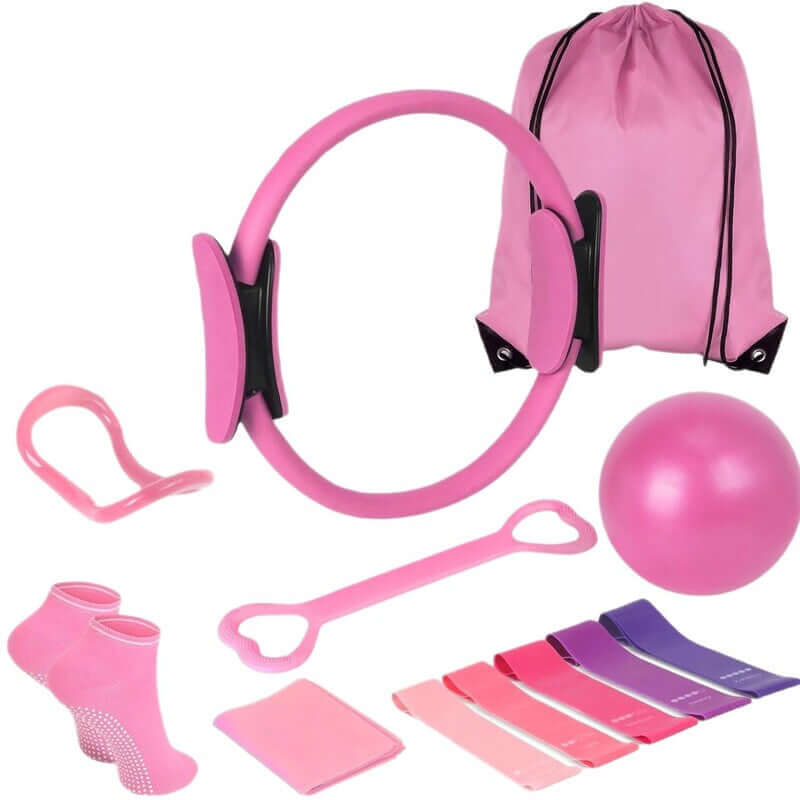 13 - Piece Pilates Kit for Home Workouts: Pilates Ring, Ball, Resistance Bands & More - Ideal for Home Pilates eprolo