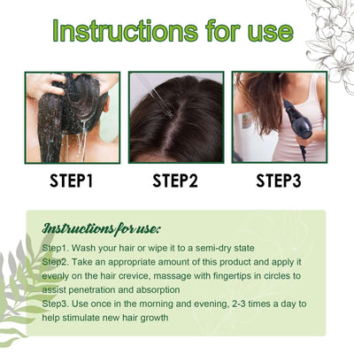 Dense Hair Essential Oil, Smooth Hair Repair Hair Root Thickening And Strengthening Hair Essence eprolo