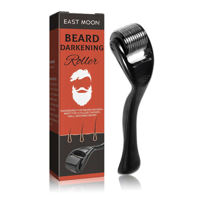 Beard Bushy Roller, Strong Root Moistens Soft Light For Men Nourishing Bushy Growing Beard Comb eprolo