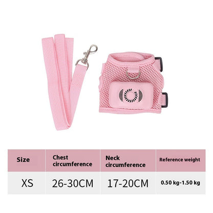 Pets Dog Vest Chest Strap Harness Air Conditioner Cooling And Breathable With Air Conditioner Pet Products eprolo