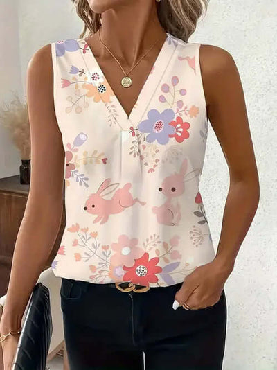 Women's Versatile Minimalist Printed Vest eprolo