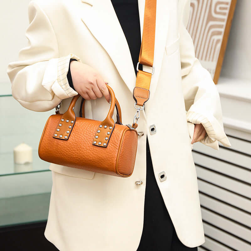 Women's Genuine Leather Fashion Boston Handbag eprolo