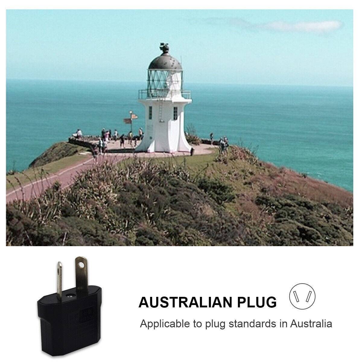 2x US Travel Adapter To Australia AC Power Plug eprolo