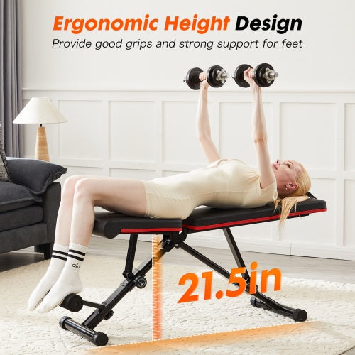 Weight Bench Adjustable Workout Bench For Home Gym, Foldable Bench Press For Full Body Exercise And Strength Training, 795LBS Capacity Incline Decline Sit Up Benches eprolo