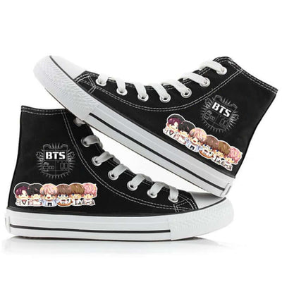 Classic couple high canvas shoes female men's shoes Korean version of breathable shoes eprolo