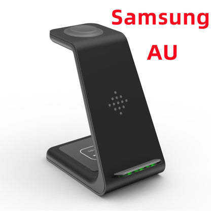 3 In 1 Fast Charging Station Wireless Charger Stand Wireless Quick Charge Dock For Phone Holder eprolo