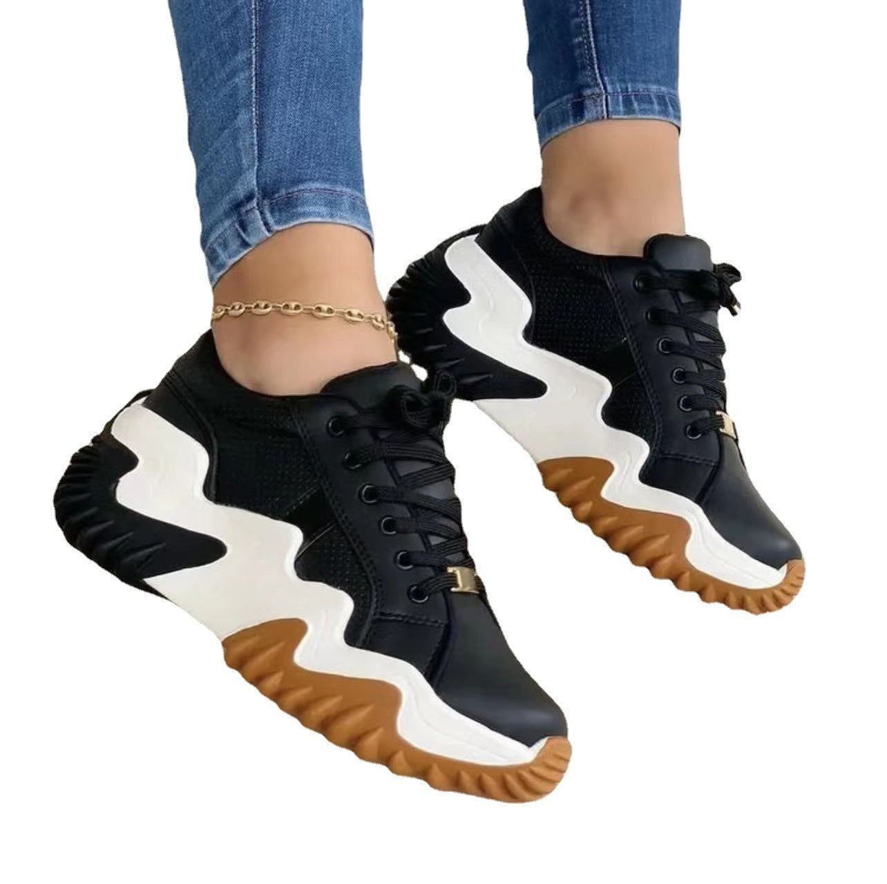 Women Shoes Lace-up Sports Sneakers eprolo